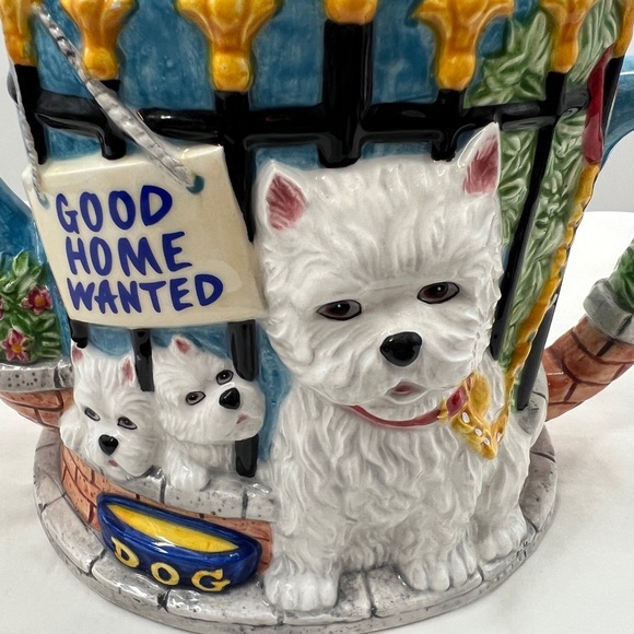 Annie Rowe The Leonardo Collection "Good Home Wanted" Tea Pot - Picture 2 of 12